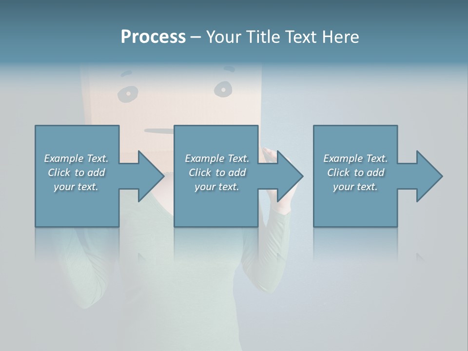 Masque Sad Faceless PowerPoint Template