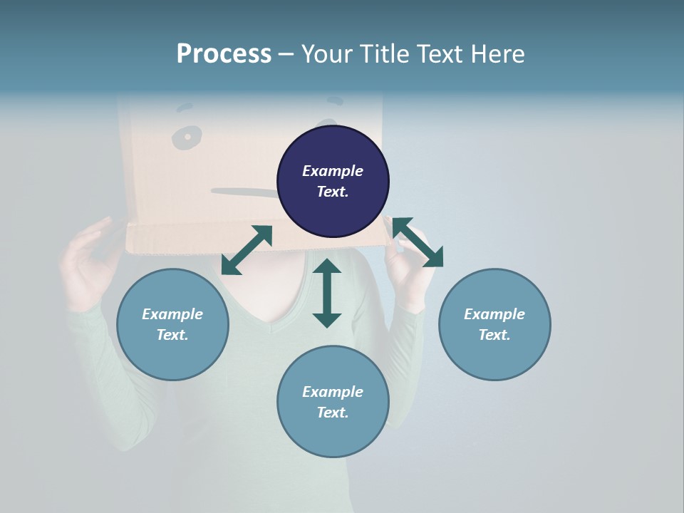 Masque Sad Faceless PowerPoint Template