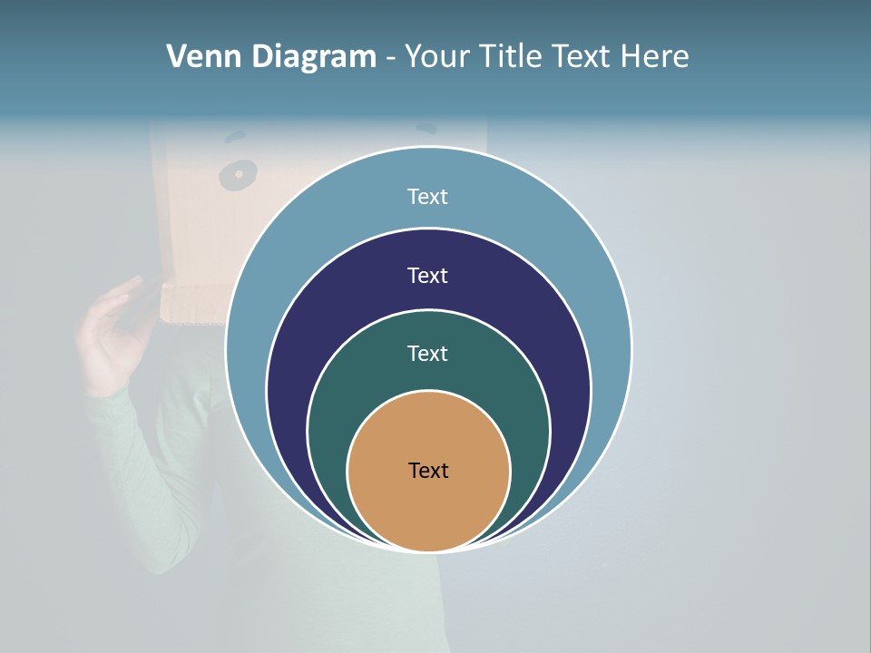 Masque Sad Faceless PowerPoint Template