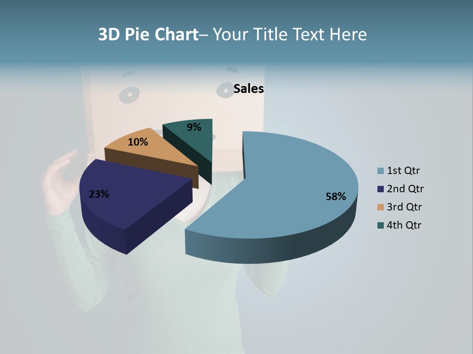 Masque Sad Faceless PowerPoint Template
