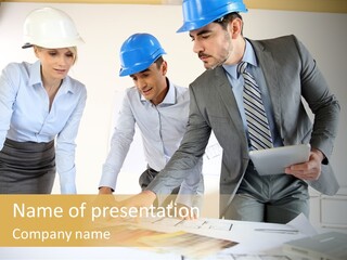 Company Meeting Indoors PowerPoint Template