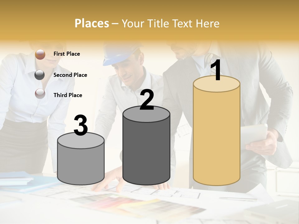 Company Meeting Indoors PowerPoint Template