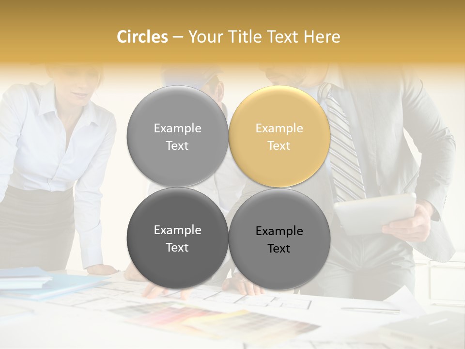 Company Meeting Indoors PowerPoint Template