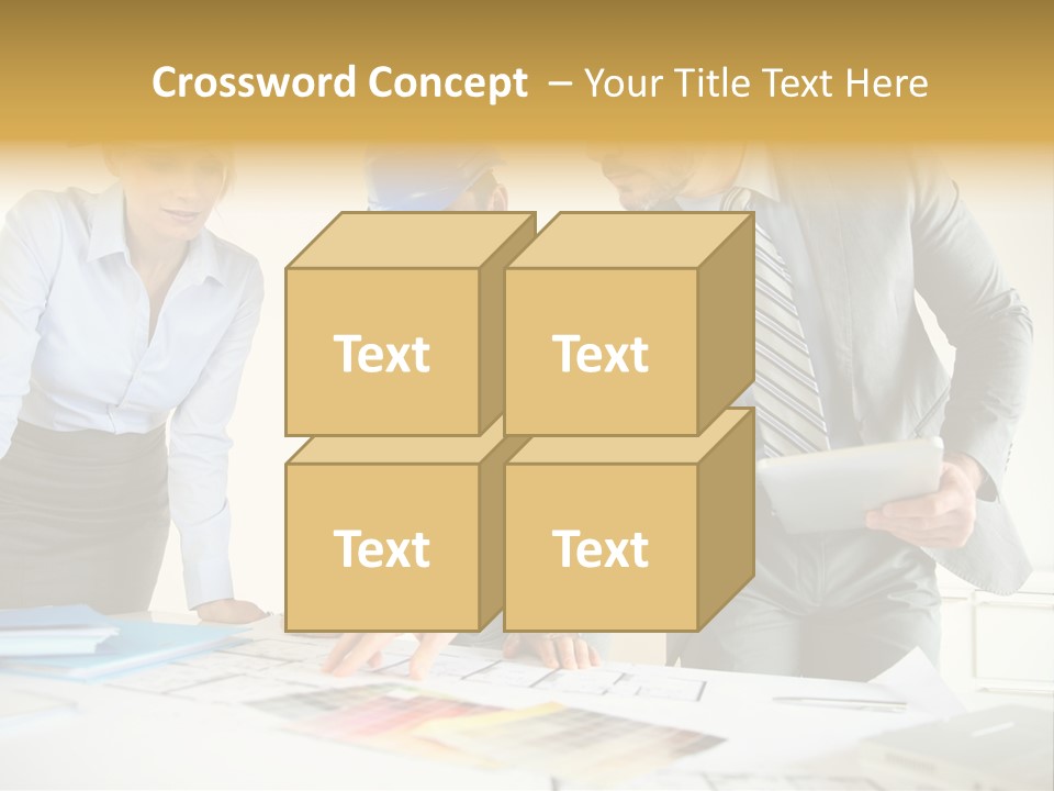 Company Meeting Indoors PowerPoint Template