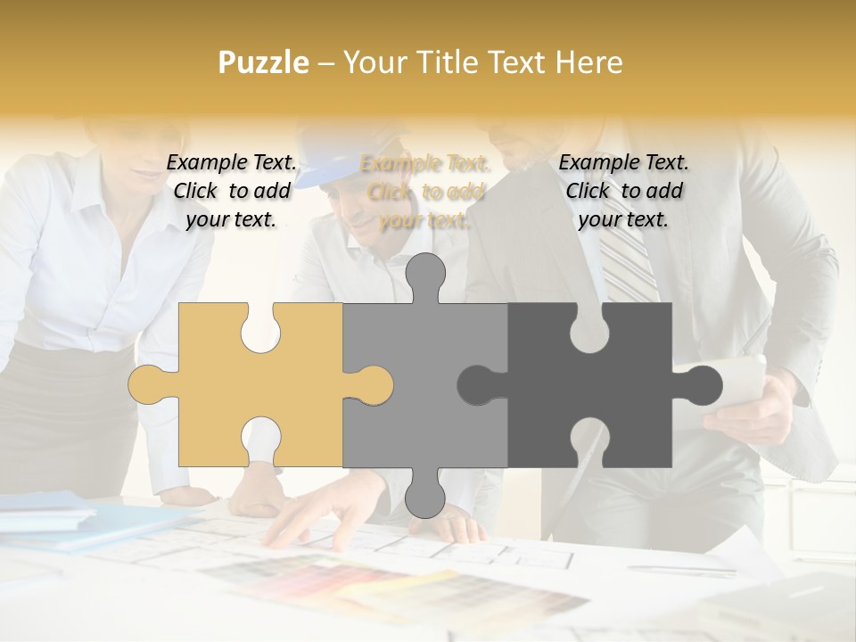 Company Meeting Indoors PowerPoint Template