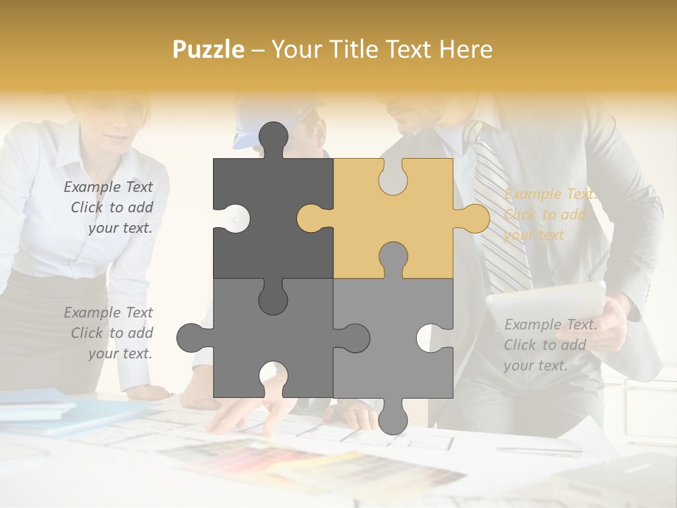 Company Meeting Indoors PowerPoint Template