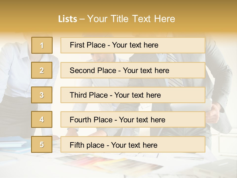 Company Meeting Indoors PowerPoint Template