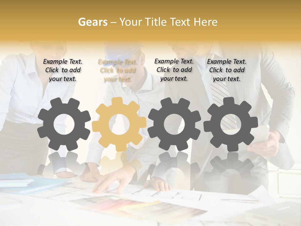 Company Meeting Indoors PowerPoint Template