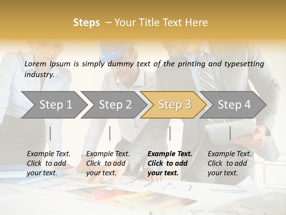Company Meeting Indoors PowerPoint Template