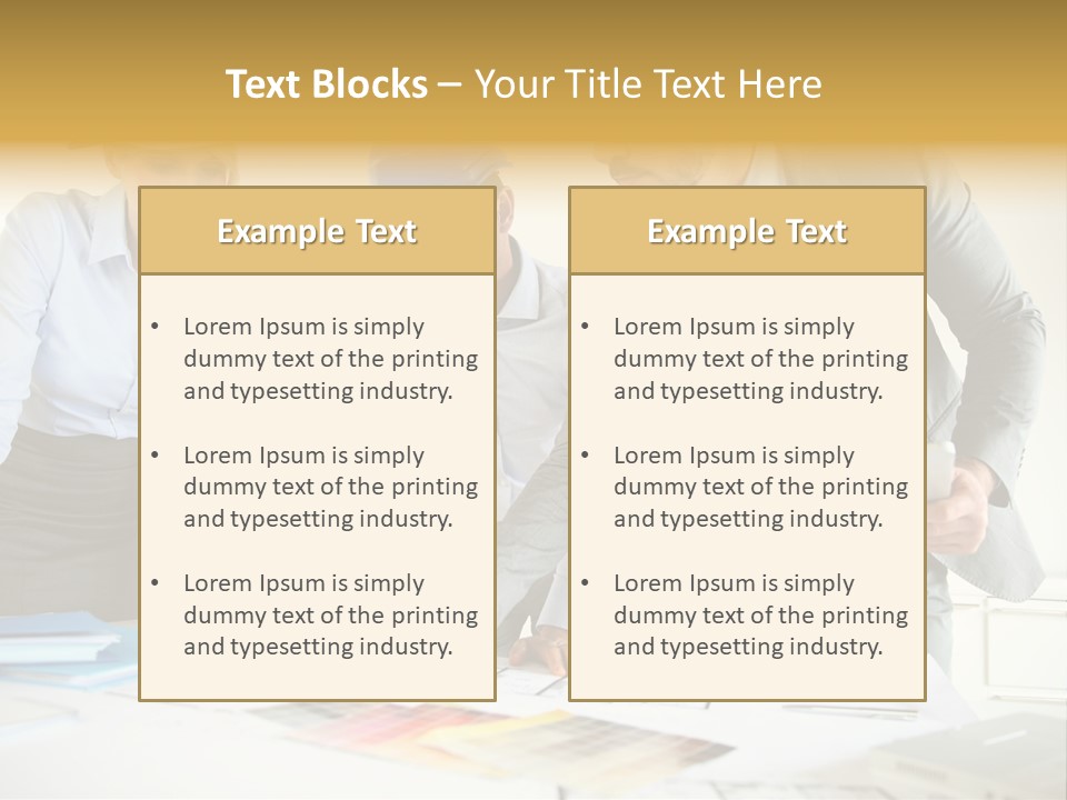 Company Meeting Indoors PowerPoint Template