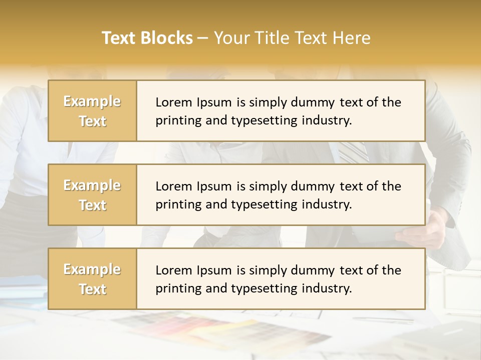 Company Meeting Indoors PowerPoint Template