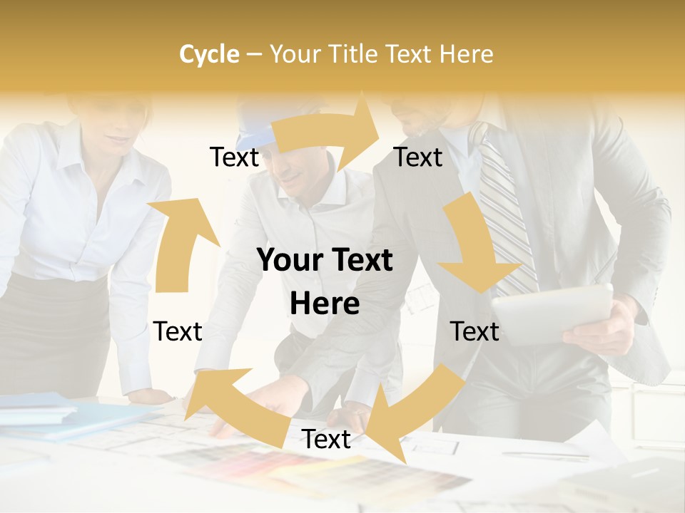 Company Meeting Indoors PowerPoint Template