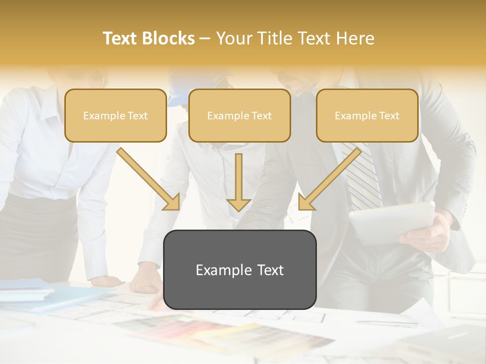 Company Meeting Indoors PowerPoint Template