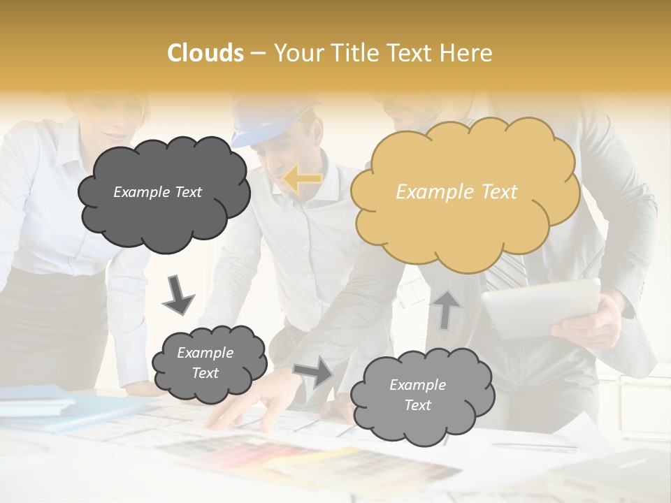 Company Meeting Indoors PowerPoint Template