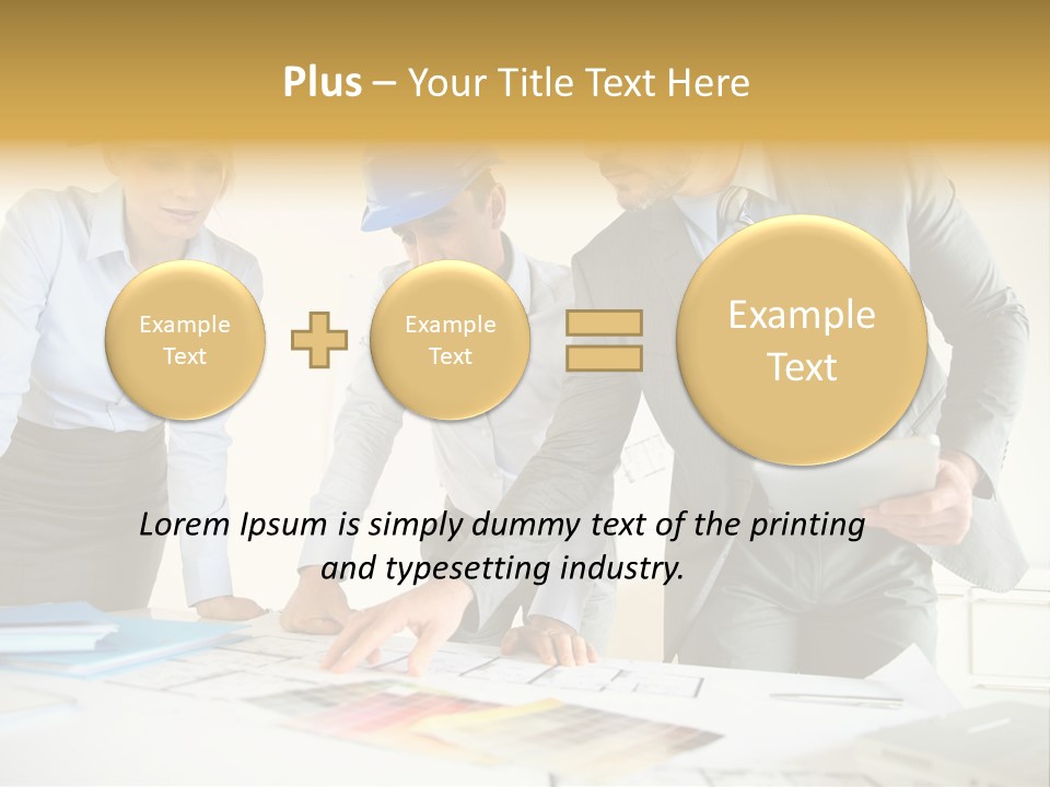 Company Meeting Indoors PowerPoint Template