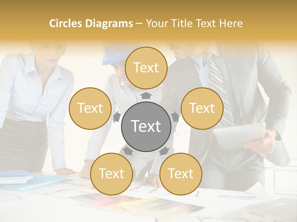 Company Meeting Indoors PowerPoint Template