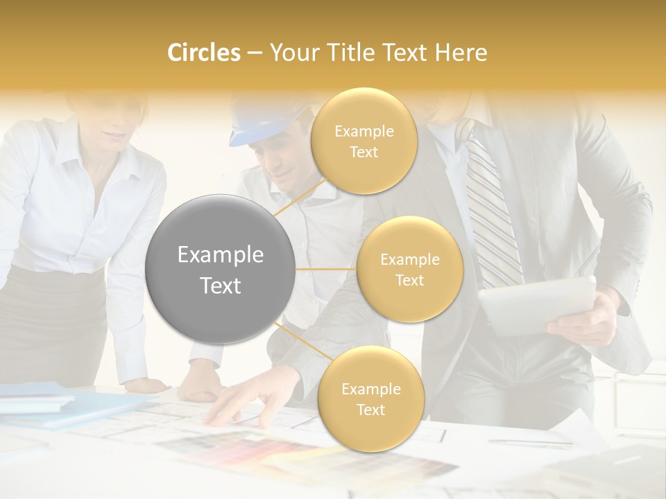 Company Meeting Indoors PowerPoint Template