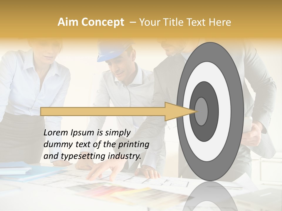 Company Meeting Indoors PowerPoint Template