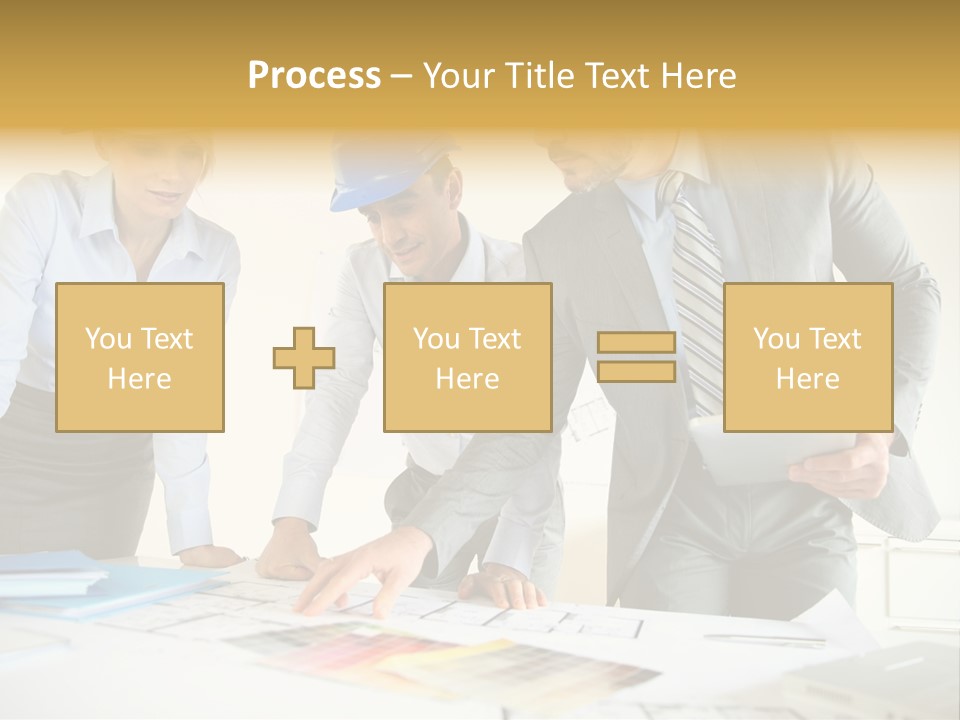 Company Meeting Indoors PowerPoint Template