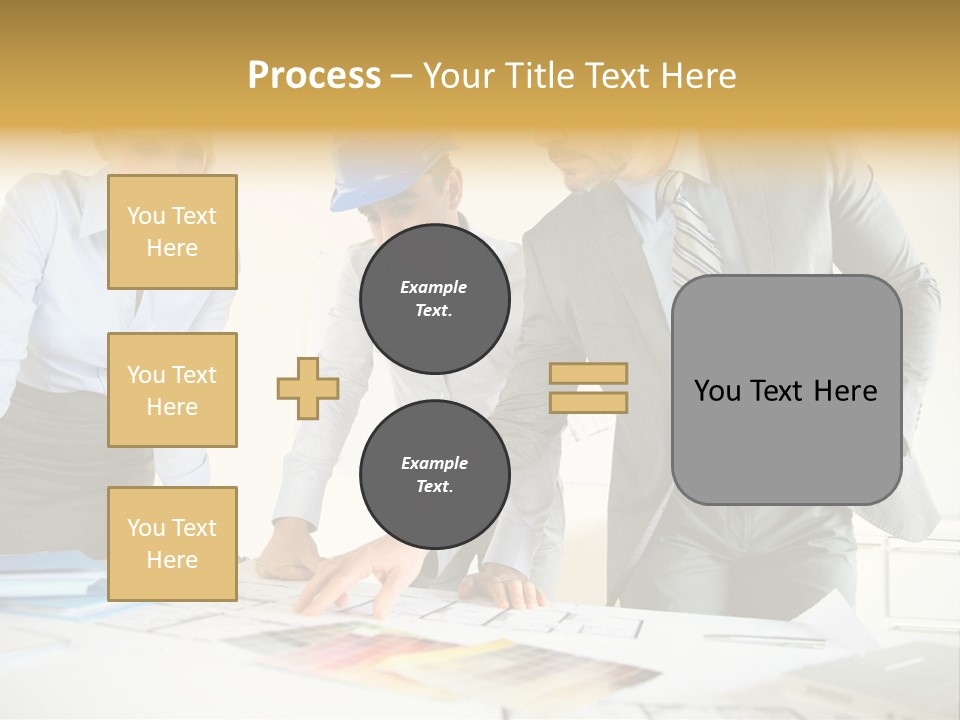 Company Meeting Indoors PowerPoint Template