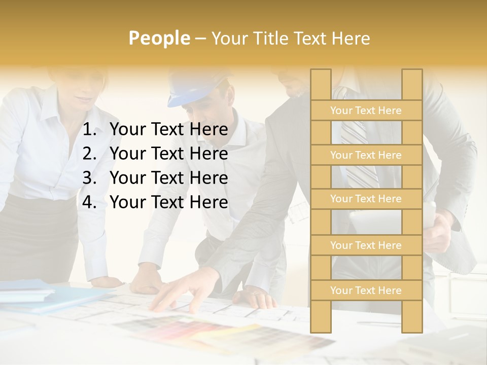 Company Meeting Indoors PowerPoint Template