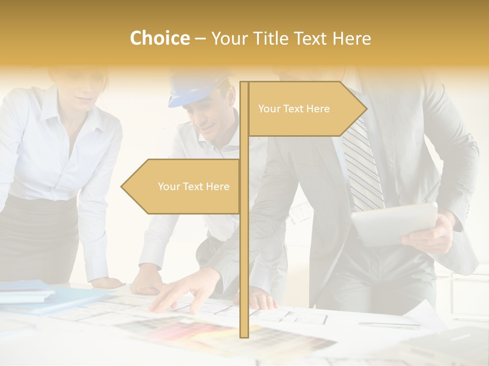 Company Meeting Indoors PowerPoint Template