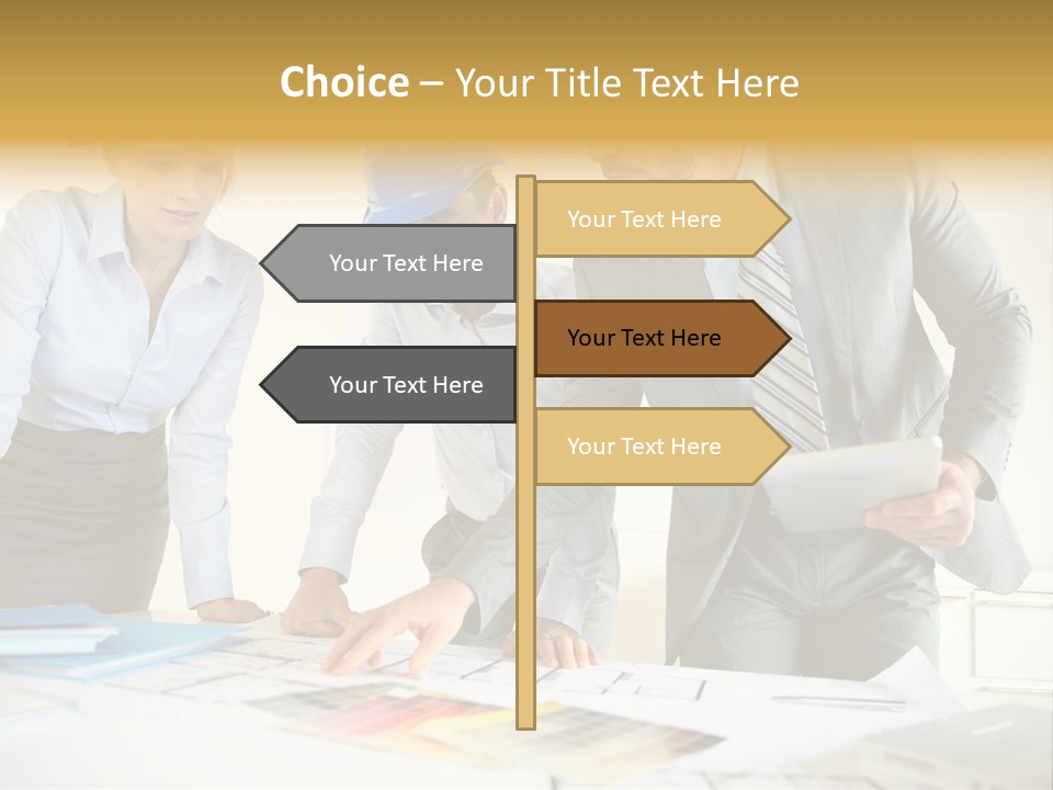 Company Meeting Indoors PowerPoint Template