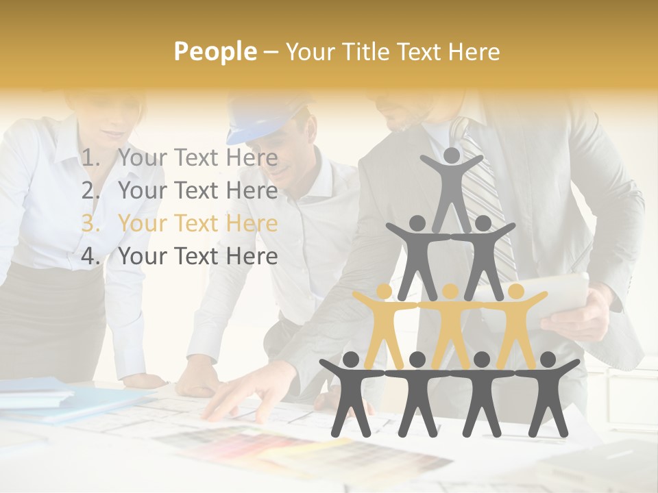 Company Meeting Indoors PowerPoint Template