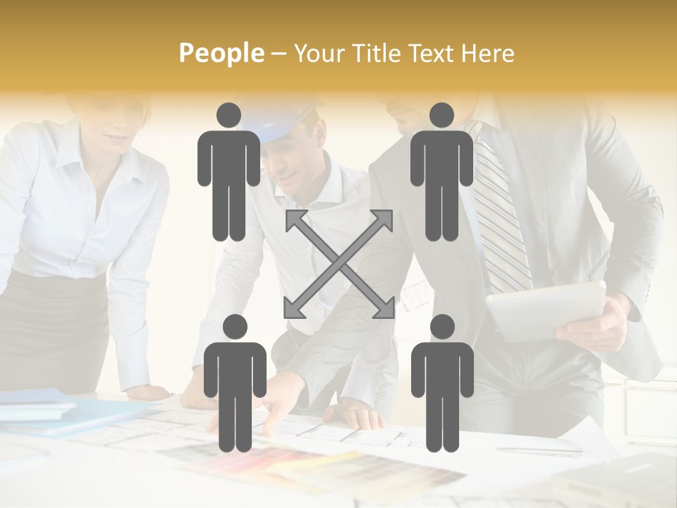 Company Meeting Indoors PowerPoint Template