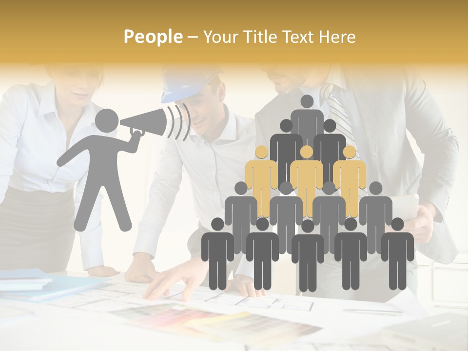 Company Meeting Indoors PowerPoint Template
