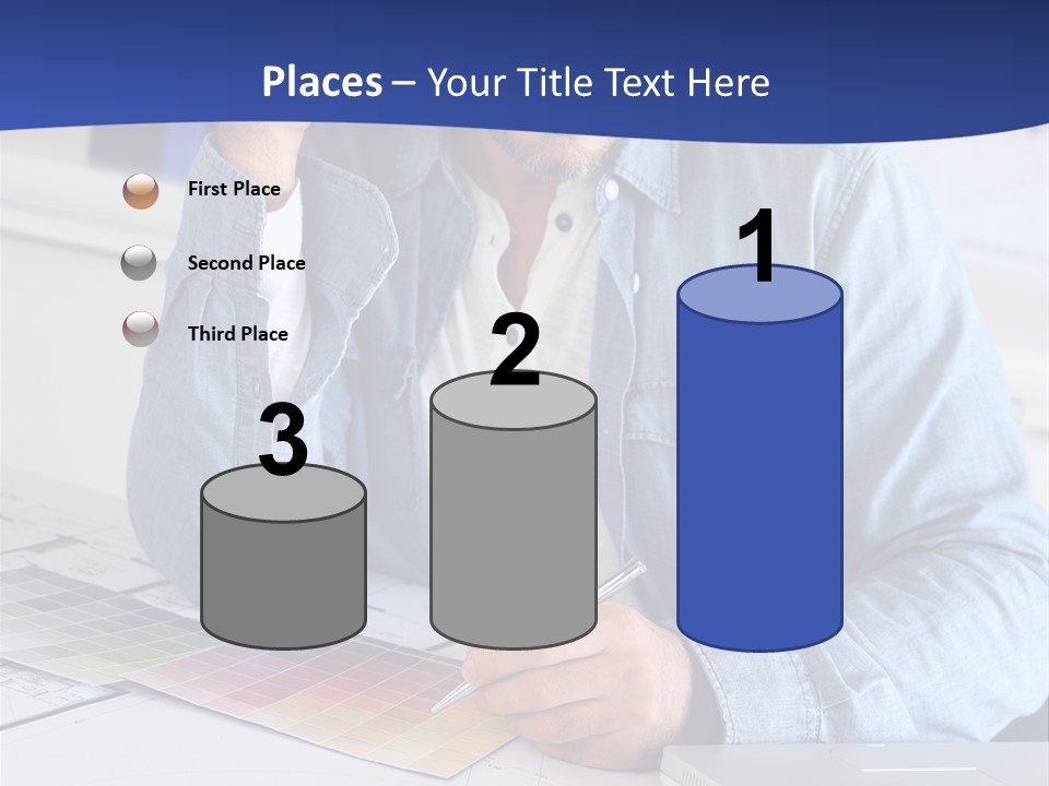 Businessman Office Indoors PowerPoint Template