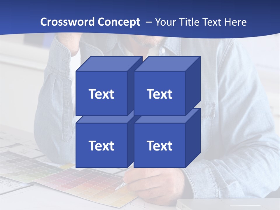 Businessman Office Indoors PowerPoint Template