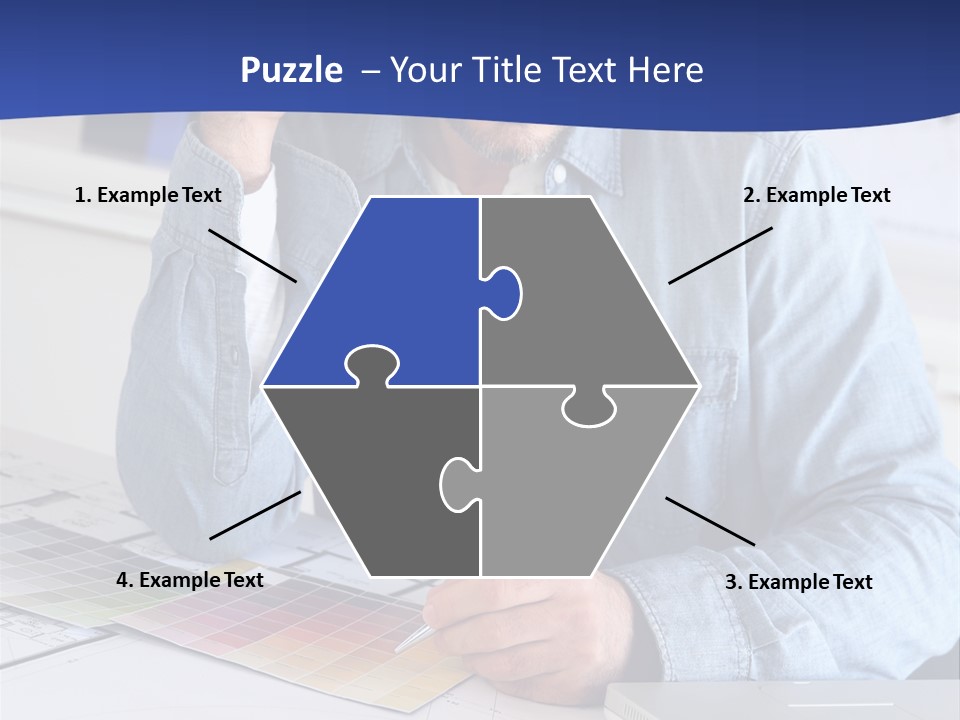 Businessman Office Indoors PowerPoint Template