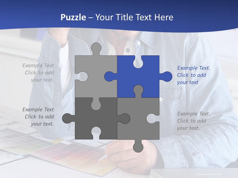 Businessman Office Indoors PowerPoint Template