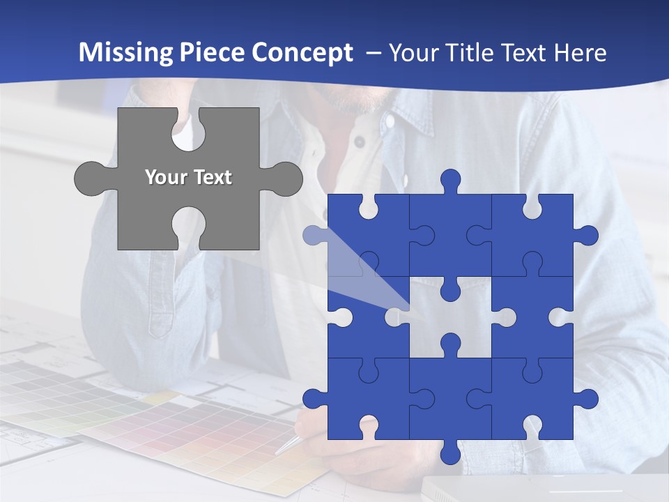 Businessman Office Indoors PowerPoint Template