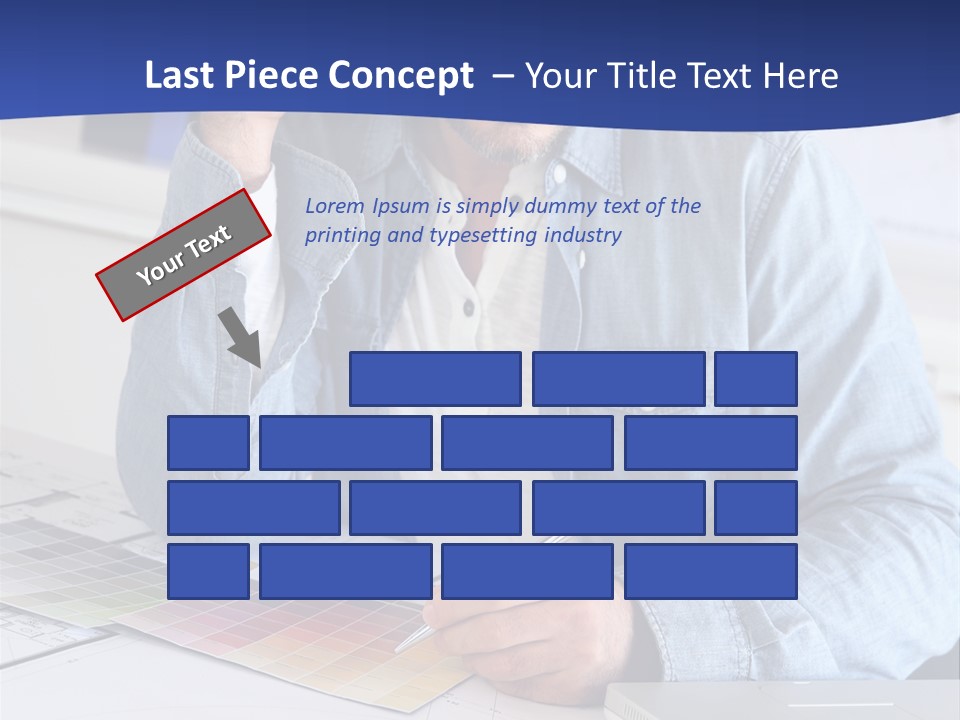 Businessman Office Indoors PowerPoint Template