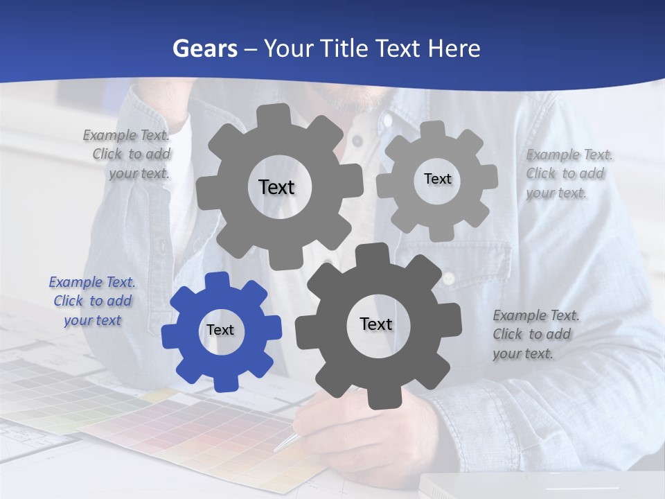 Businessman Office Indoors PowerPoint Template