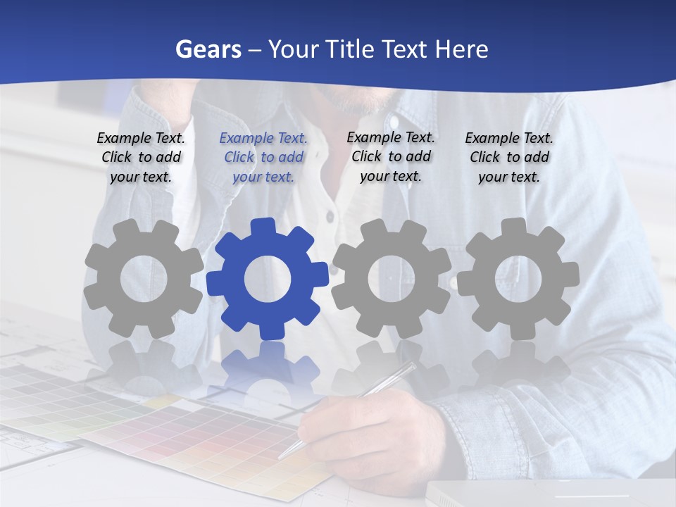 Businessman Office Indoors PowerPoint Template