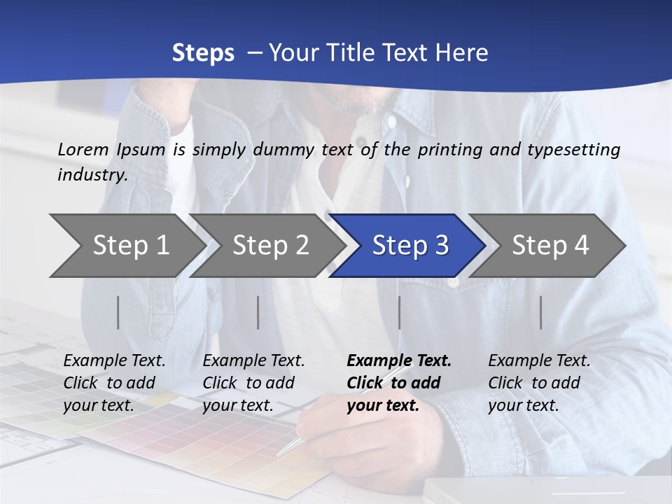 Businessman Office Indoors PowerPoint Template