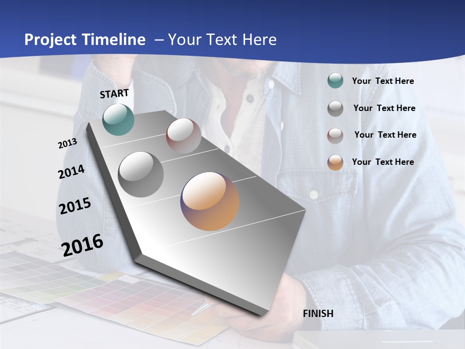 Businessman Office Indoors PowerPoint Template