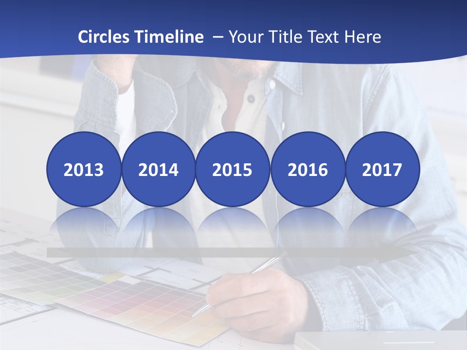 Businessman Office Indoors PowerPoint Template