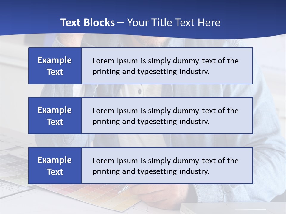 Businessman Office Indoors PowerPoint Template