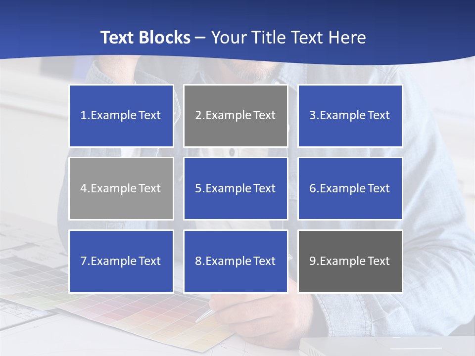 Businessman Office Indoors PowerPoint Template