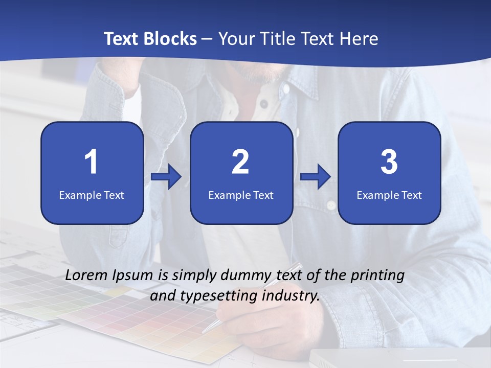 Businessman Office Indoors PowerPoint Template