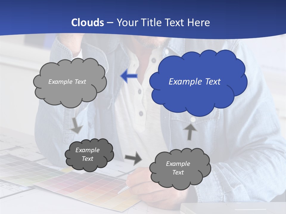 Businessman Office Indoors PowerPoint Template