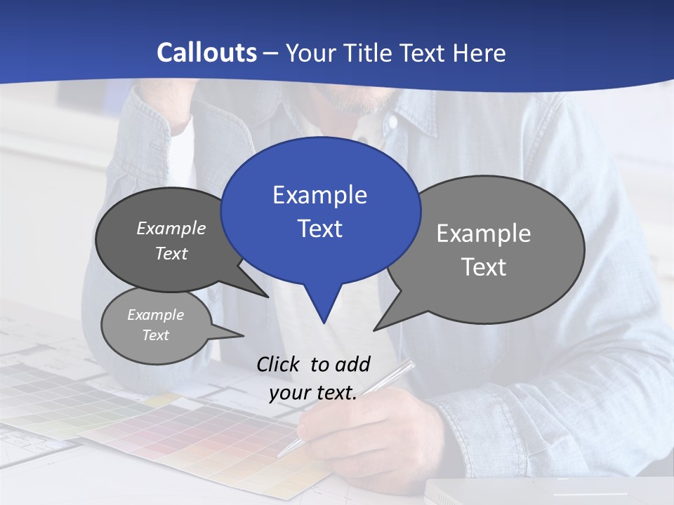 Businessman Office Indoors PowerPoint Template