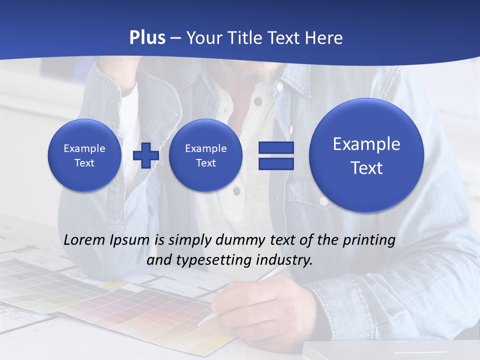Businessman Office Indoors PowerPoint Template