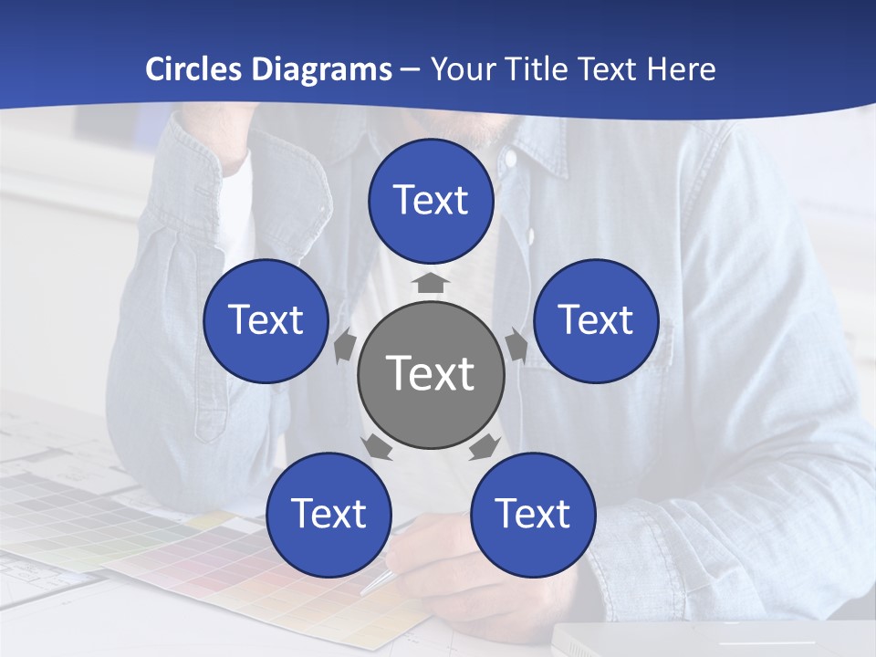 Businessman Office Indoors PowerPoint Template