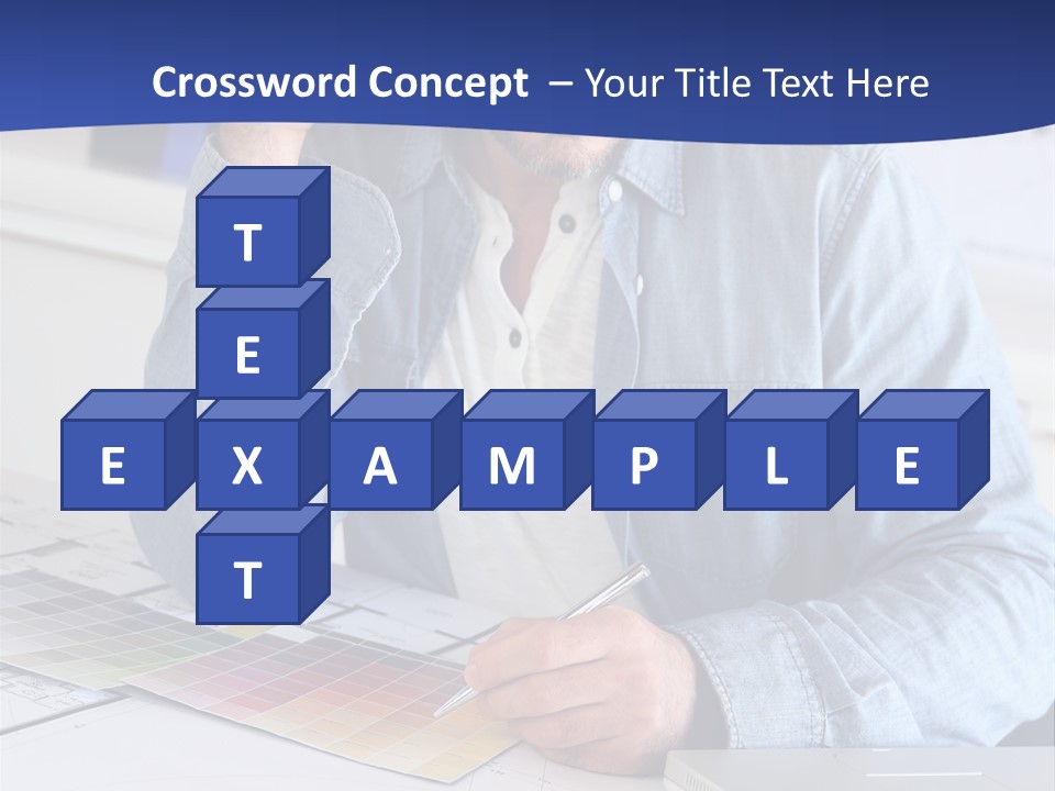 Businessman Office Indoors PowerPoint Template