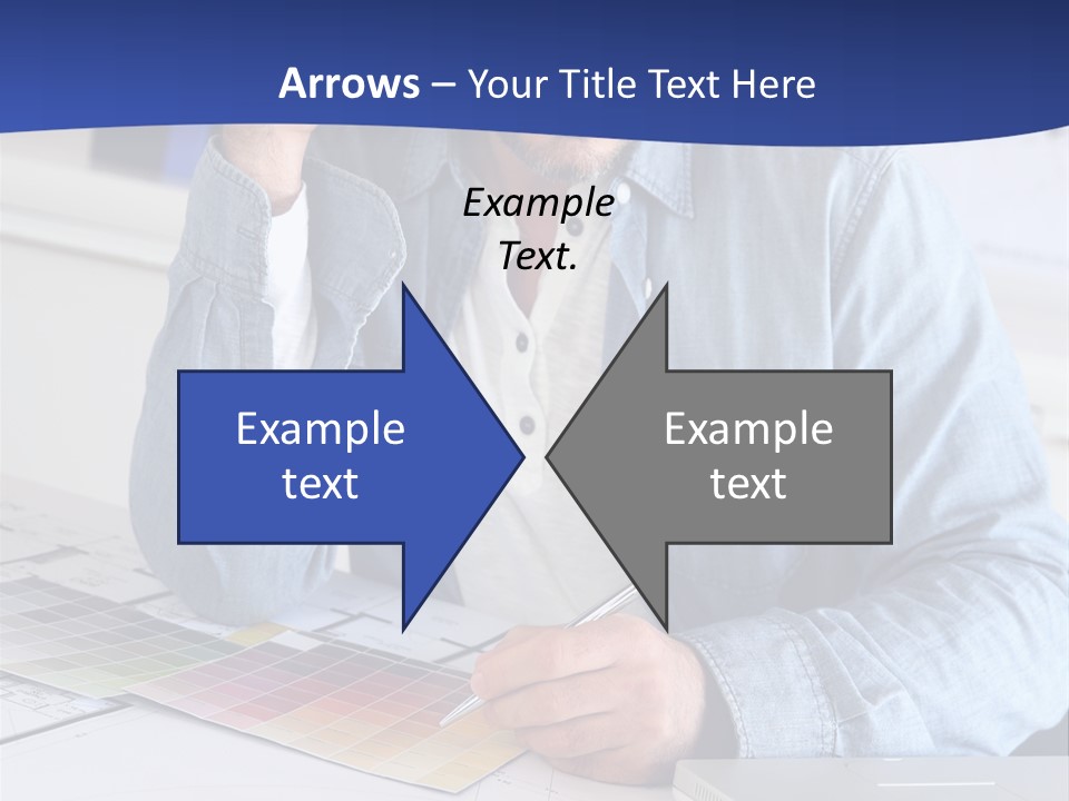 Businessman Office Indoors PowerPoint Template
